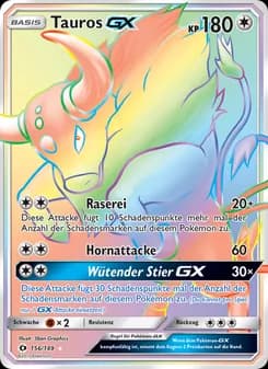 Tauros GX card in German