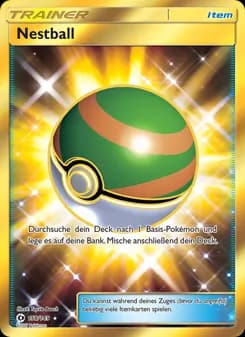 Nestball card in German