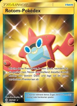 Rotom-Pokédex card in German