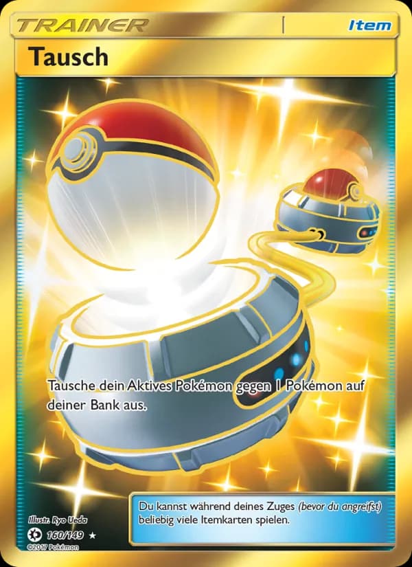Tausch card in German