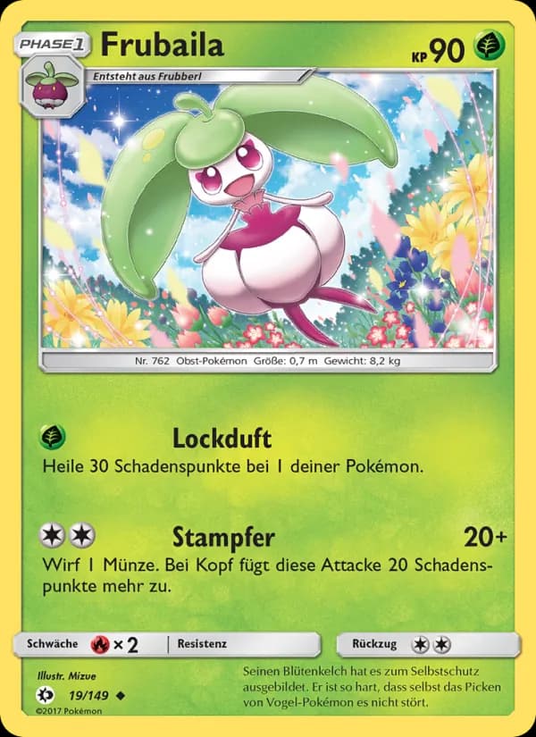 Frubaila card in German