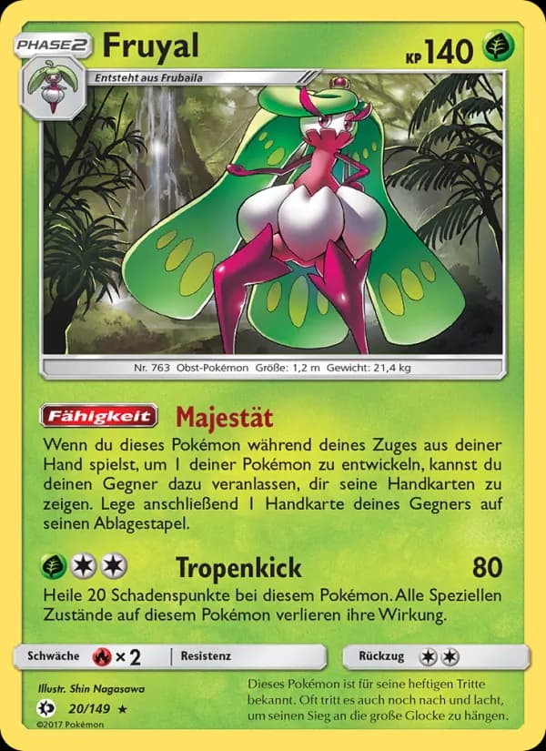 Fruyal card in German