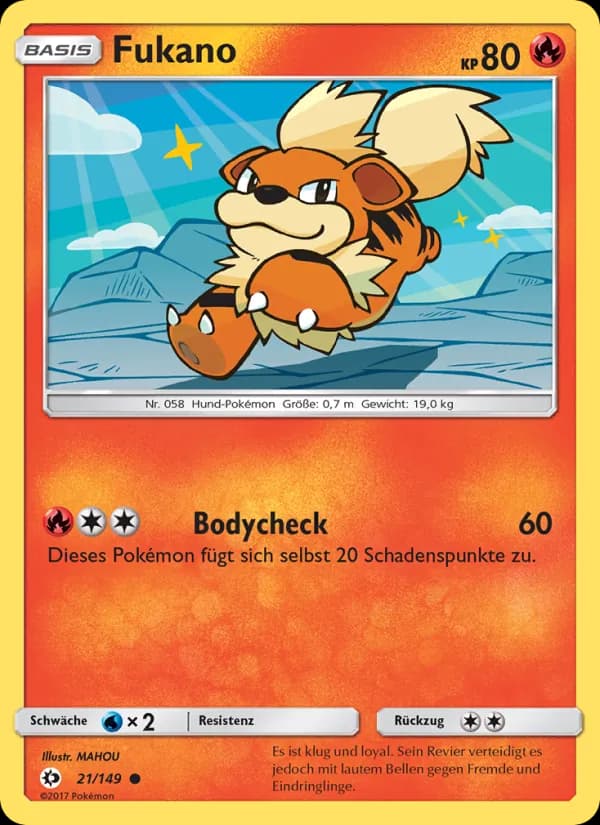 Fukano card in German