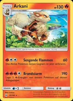 Arkani card in German