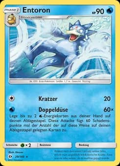 Entoron card in German