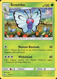 Smettbo card in German