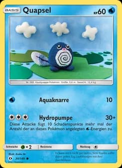 Quapsel card in German
