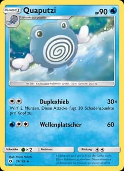 Quaputzi card in German