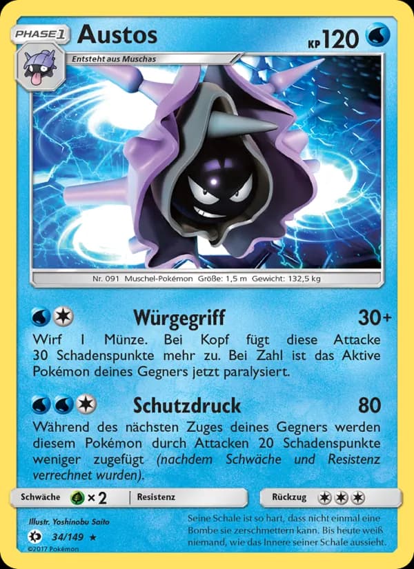 Austos card in German