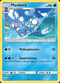 Marikeck card in German