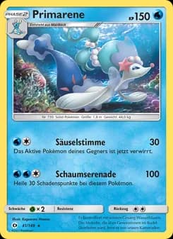 Primarene card in German
