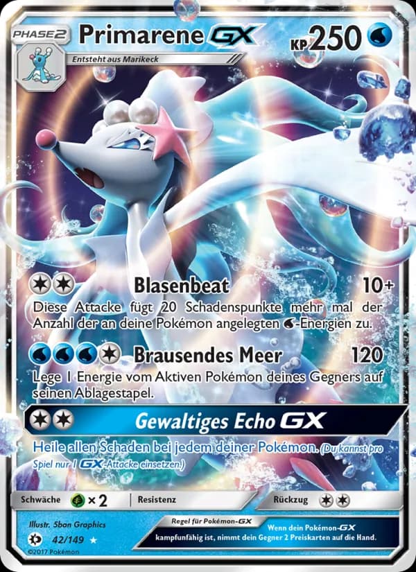 Primarene GX card in German