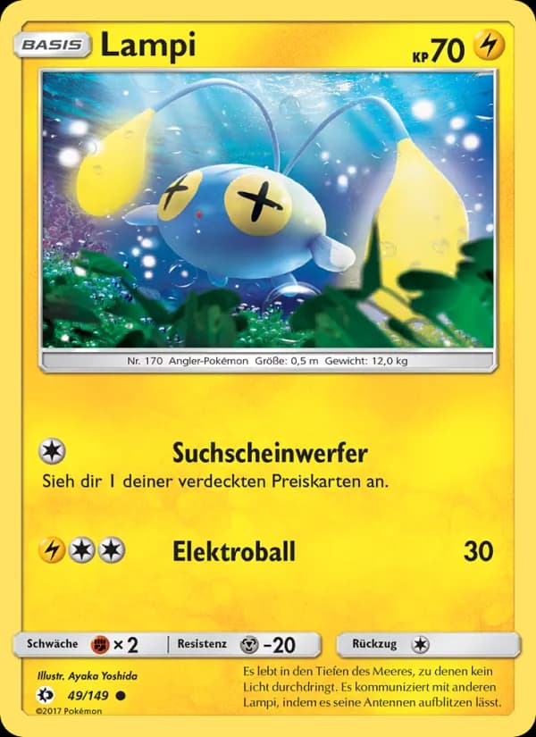 Lampi card in German