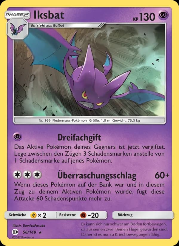 Iksbat card in German