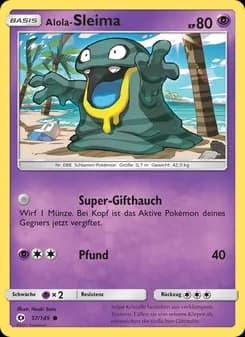 Alola-Sleima card in German