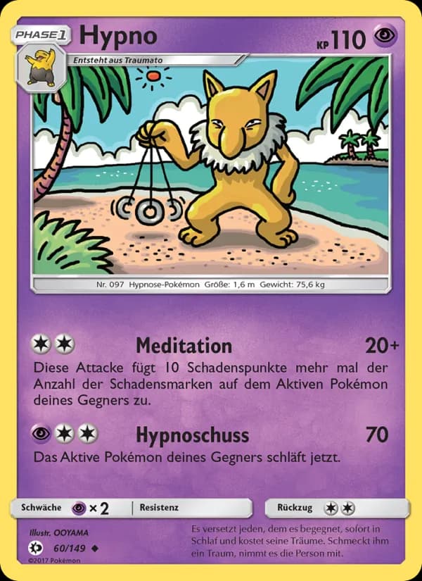 Hypno card in German