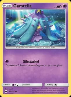 Garstella card in German