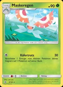 Maskeregen card in German
