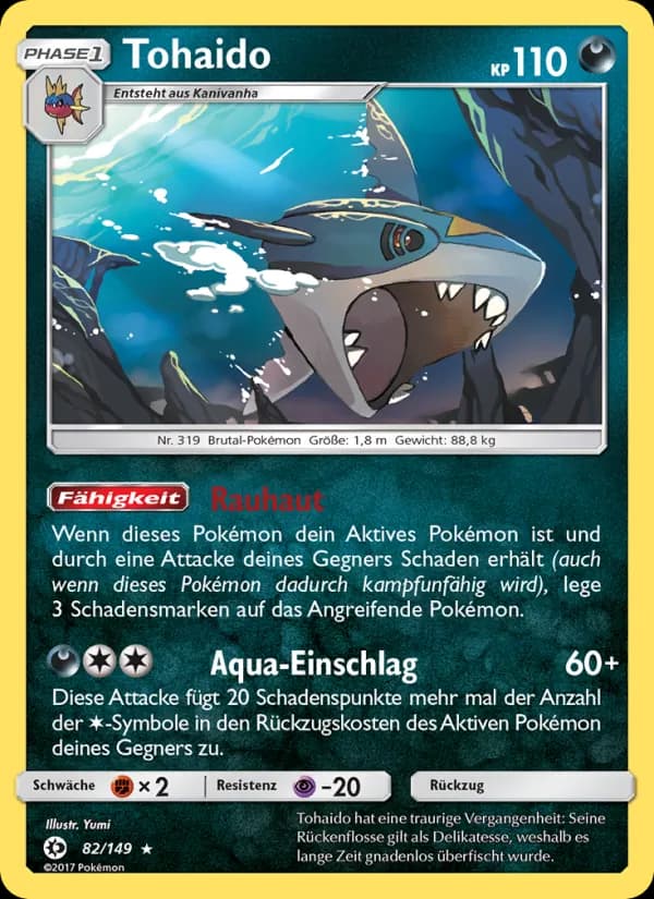 Tohaido card in German