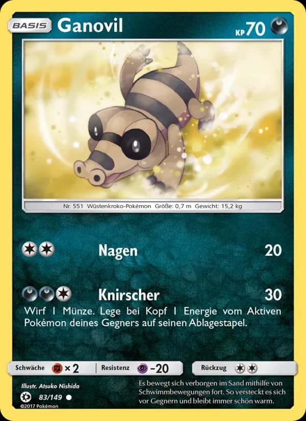 Ganovil card in German