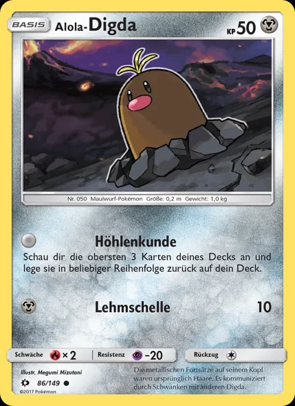 Alola-Digda card in German
