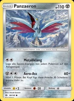 Panzaeron card in German