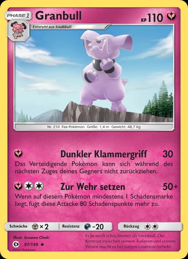 Granbull card in German