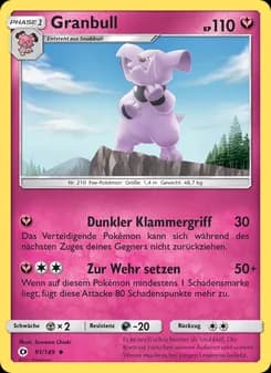 Granbull card in German