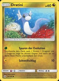 Dratini card in German