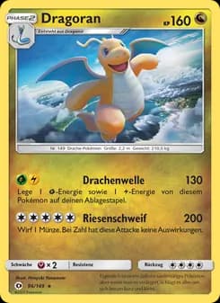 Dragoran card in German