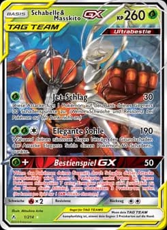 Schabelle & Masskito GX card in German
