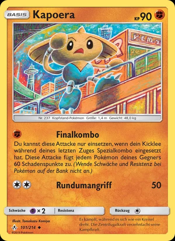 Kapoera card in German