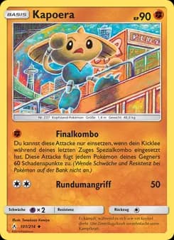 Kapoera card in German