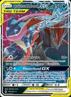 Quajutsu & Zoroark GX card in German