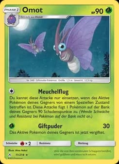 Omot card in German