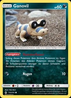 Ganovil card in German