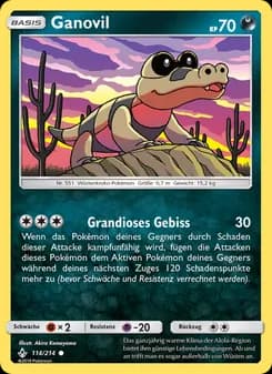 Ganovil card in German