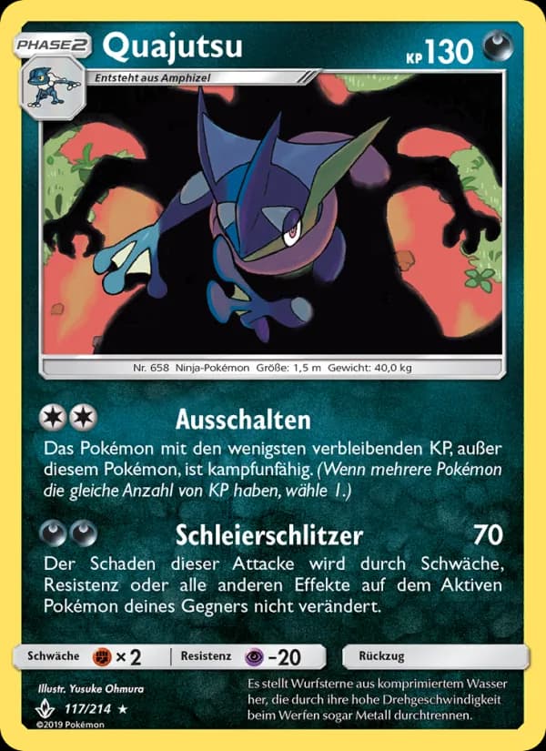Quajutsu card in German