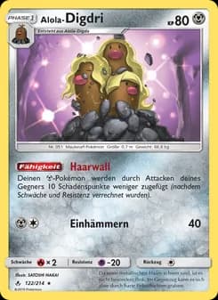 Alola-Digdri card in German