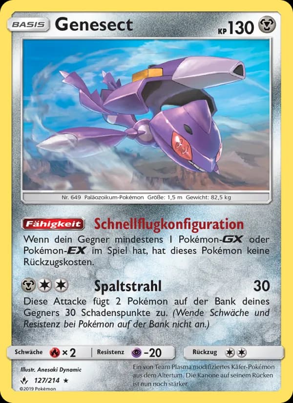 Genesect card in German