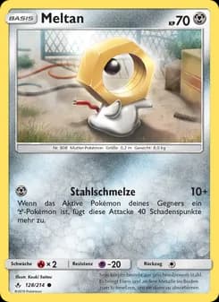 Meltan card in German