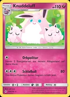 Knuddeluff card in German