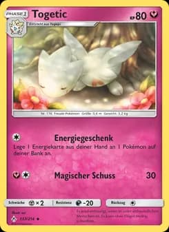 Togetic card in German