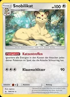Snobilikat card in German