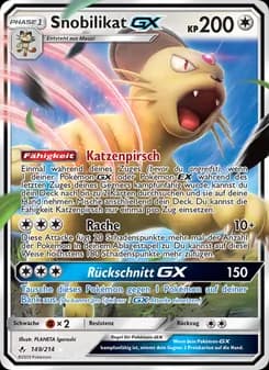 Snobilikat GX card in German