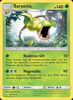 Sarzenia card in German