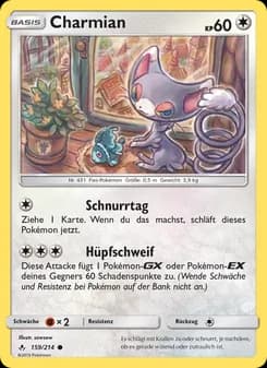 Charmian card in German
