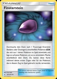 Finsterstein card in German