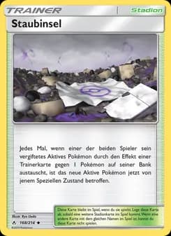 Staubinsel card in German