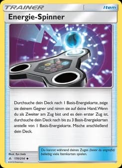Energie-Spinner card in German
